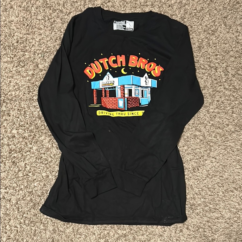 Dutch Bros Black Long Sleeve Shirt